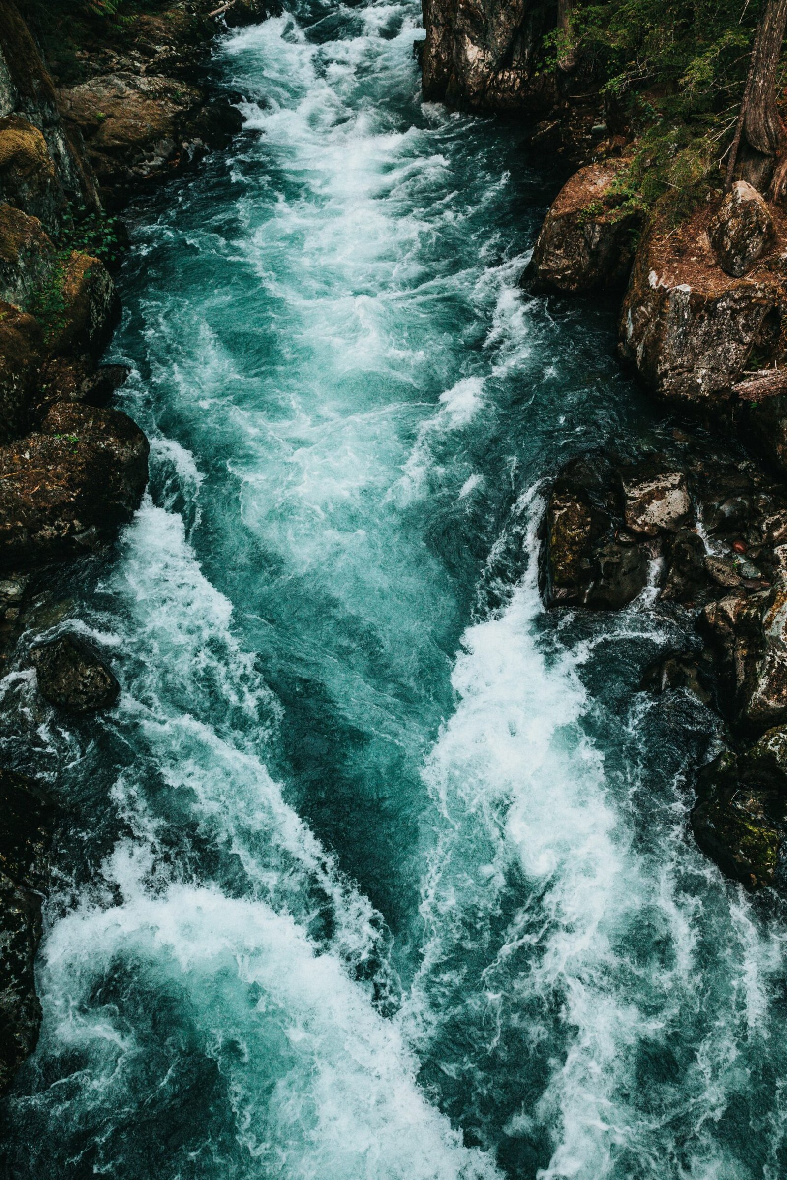 Confluence of two rivers symbolizing a strategic choice of impact focus